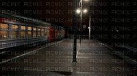 ani--bg-tåg-station---Train - Ilmainen animoitu GIF