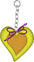 Kaz_Creations Hanging Heart Love Dangly Things Colours Deco - 免费PNG