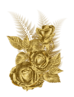 flowers gold bp - Free PNG