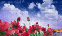 fond floral  bp - GIF animasi gratis