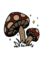 Mushroom Dots - GIF animado gratis