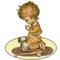 child praying bp - Nemokamas animacinis gif