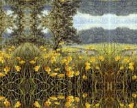 LANDSCAPE FLOWERS ROSALIA73 - GIF animado grátis
