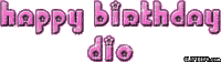 Dio Brando birthday - Ücretsiz animasyonlu GIF