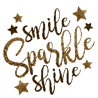 smile sparkle shine glitter text - Kostenlose animierte GIFs