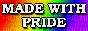 made with pride badge rectangle - Gratis animeret GIF