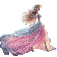 Aurora Anime Woman - 無料のアニメーション GIF