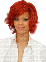 Kaz_Creations Women Woman Femme Redhead Red Head  Rihanna Singer Music - PNG gratuit