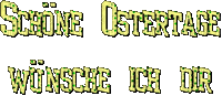 Schöne Ostertage - GIF animado grátis
