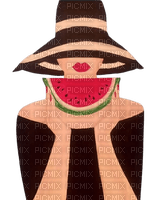 kikkapink woman art painting summer - png gratis