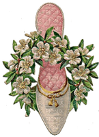 Vergißmeinnicht, rosa, weiß, Blumen, Vintage - gratis png