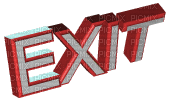 EXIT - Darmowy animowany GIF