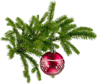 Christmas_Noël_deco_branch_decoration_BlueDREAM 70 - bezmaksas png
