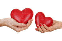 Serca dłonie - PNG gratuit