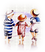 Vintage summer kids - Free PNG