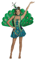 Kaz_Creations Woman-Femme-Costume-Peacock - bezmaksas png