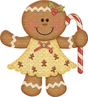 gingerbread woman - PNG gratuit