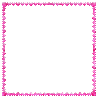 Animated.Hearts.Frame.Pink - KittyKatLuv65 - Free animated GIF