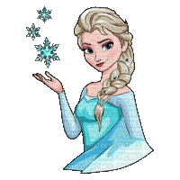 Elsa Frozen - GIF animado grátis
