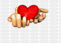 Hand's and Heart - Darmowy animowany GIF