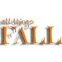 Autumn text kikkapink orange fall - бесплатно png