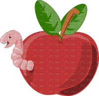 apple worm - PNG gratuit