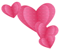 Coin corner coeur rose pink heart hearts coeurs - δωρεάν png