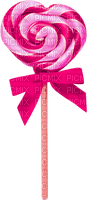 Lollipop.Heart.Pink - PNG gratuit