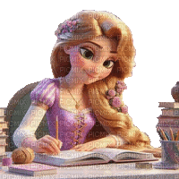 Rapunzel - Gratis animerad GIF