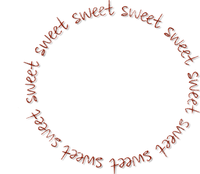 Sweet.Frame.Text.Round.Cadre.Victoriabea - zdarma png