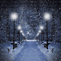 winter hiver paysage landscape forest snow neige fond background - Gratis animerad GIF