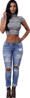 Woman in Jeans png