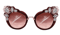 Los anteojos rosados de mujer - png gratis
