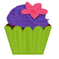 kikkapink deco scrap cupcake - zdarma png