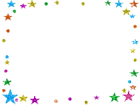 glitter star frame - Animovaný GIF zadarmo