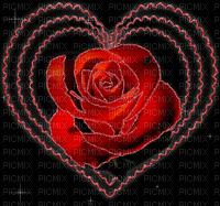 ROSE HEART - Animovaný GIF zadarmo