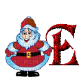 Kathleen Reynolds Alphabets Colours Tree Santa Letter E - Gratis animerad GIF