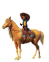 Western.Cowboy.Horse.Cheval.gif.Victoriabea - Zdarma animovaný GIF