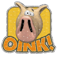 oink - GIF animado grátis