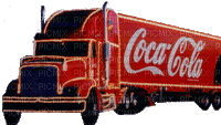 coca cola truck bp - GIF animado grátis