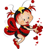 Kaz_Creations Cute Bee Love - Free PNG