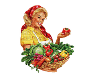 woman vegetables bp - фрее пнг