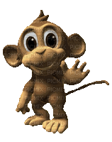 małpka - Ilmainen animoitu GIF