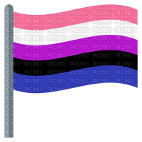 Joypixels Genderfluid Flag Emoji - 免费PNG