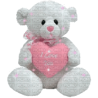 bear i love you plush - GIF animé gratuit