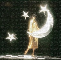 the stars and the moon - PNG gratuit