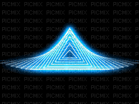 Triángulo azul - Бесплатный анимированный гифка