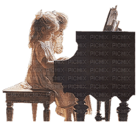 minou-deco-piano-girls - δωρεάν png