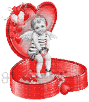 soave valentine animted vinage children box gifr - GIF animado grátis