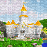 Princess Daisy Castle - GIF animado gratis